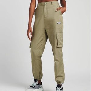 ADIDAS High Rise Cargo Pant in Clay